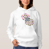 Cosmos Flowers Pattern Hoodie (Voorkant)