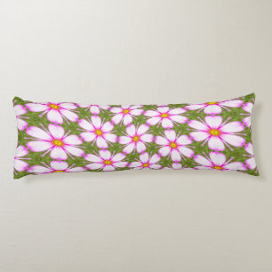 Cosmos Flowers Pattern Lichaamskussen