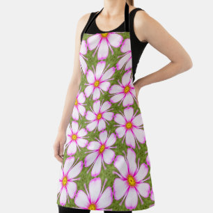 Cosmos Flowers Pattern Schort