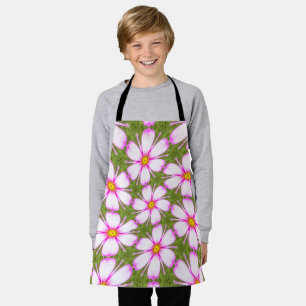 Cosmos Flowers Pattern Schort