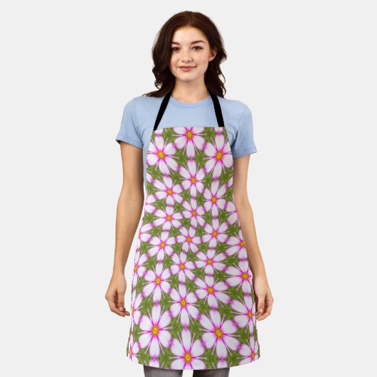 Cosmos Flowers Pattern Schort (Gedragen)