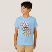 Cosmos Flowers Pattern T-shirt (Voorkant volledig)