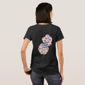 Cosmos Flowers Pattern T-shirt (Achterkant volledig)