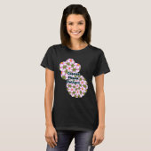 Cosmos Flowers Pattern T-shirt (Voorkant volledig)