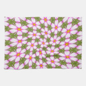 Cosmos Flowers Pattern Theedoek (Horizontaal)