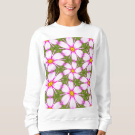 Cosmos Flowers Pattern Trui
