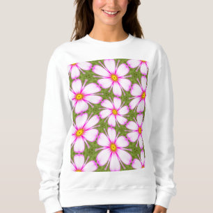 Cosmos Flowers Pattern Trui