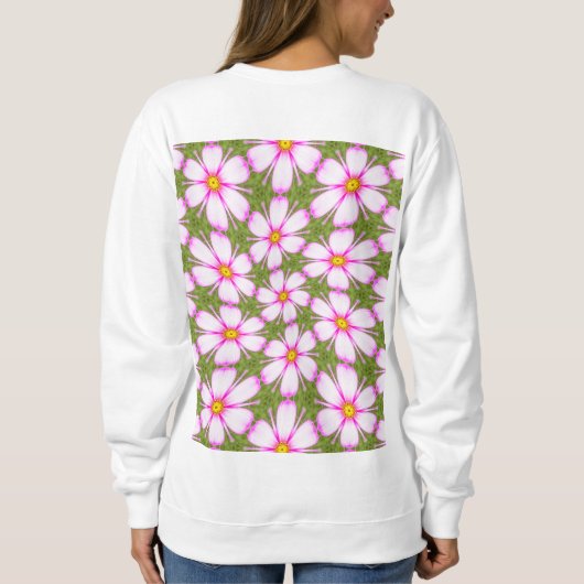 Cosmos Flowers Pattern Trui (Achterkant)