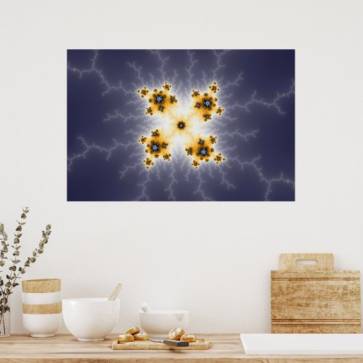 Cosmos - Fractal Poster (Keuken)