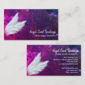 *~* Cosmos Galaxy Angel Wings Stars Universe Visitekaartje (Voorkant / Achterkant)