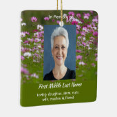 Cosmos Garden Flowers Memorial Keepsake  Keramisch Ornament (Rechts)