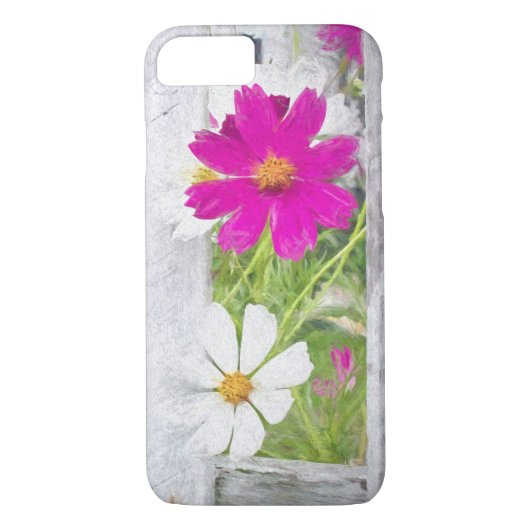 Cosmos garden impressionisme Case-Mate iPhone case (Achterkant)