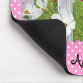 Cosmos Garden over de Muismat van Polka Dots (Hoek)