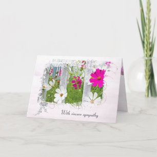 Cosmos Garden Sympathie Kaart