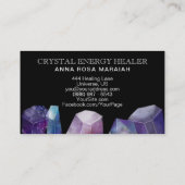 * Cosmos Gemstone Waterverf Gem Universe Crystal Visitekaartje (Achterkant)