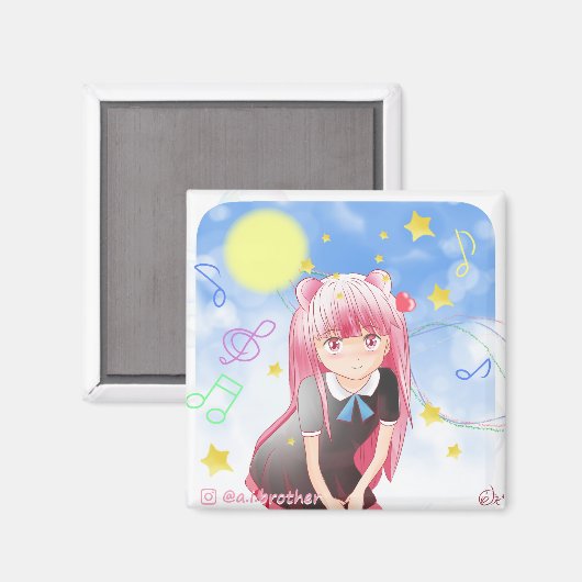 Cosmos Graduation Magnet (Voorkant / Achterkant)