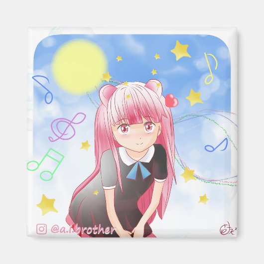 Cosmos Graduation Magnet (Voorkant)