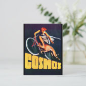 Cosmos Greyhound Bicycle Briefkaart (Staand voorkant)