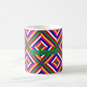 Cosmos-infinite Personalized Mug - Purple/Green Koffiemok (Center)