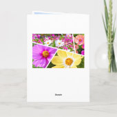 Cosmos Kaart (Achterkant)