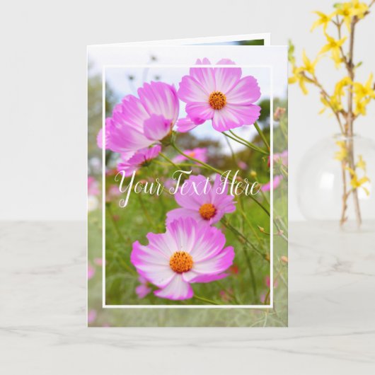 Cosmos Kaart (Gele Bloem)