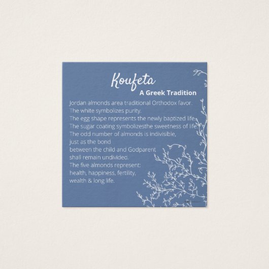 Cosmos Koufeta Kaart (Voorkant)