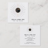 *~* Cosmos Luna Energy Rays Moon Shaman Vierkante Visitekaartje (Voorkant / Achterkant)