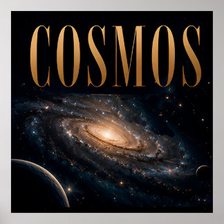 Cosmos Luxe Ruimte Redactioneel Grafisch Element Poster