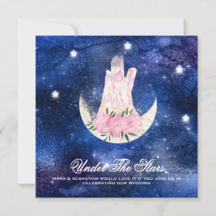 *~* COSMOS MAAN CRYSTAL Website RSVP AR14 Trouwen Kaart