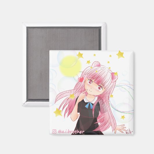 Cosmos Magnet マグネット (Voorkant / Achterkant)