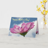 Cosmos Moederdag Kaart (Gele Bloem)
