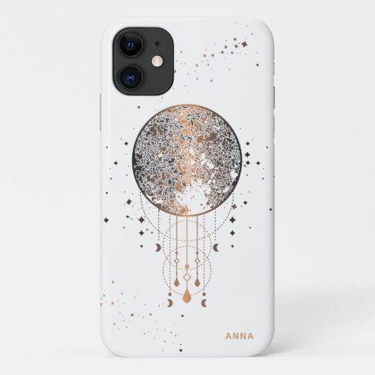 *~* Cosmos Moon Shaman Lunar Universe Case-Mate iPhone Case (Achterkant)