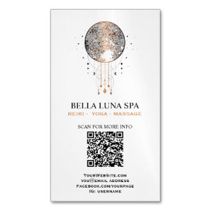 *~* Cosmos Moon Shaman Lunar Universe Magnetisch Visitekaartje