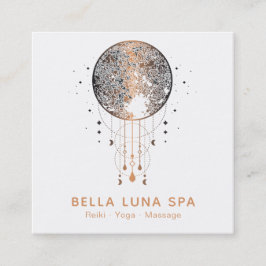 *~* Cosmos Moon Shaman Lunar Universe Vierkante Visitekaartje