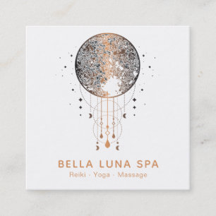 *~* Cosmos Moon Shaman Lunar Universe Vierkante Visitekaartje