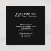 *~* Cosmos Moon Stars Universe Lunar Shaman Vierkante Visitekaartje (Achterkant)