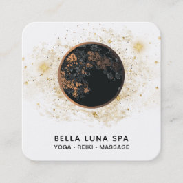 *~* Cosmos Moon Universe. Glitter Stars Shaman Vierkante Visitekaartje