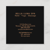 *~* Cosmos Moon Universe Lunar Shaman Stars Vierkante Visitekaartje (Achterkant)