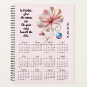Cosmos & Opal October Verse – 2026 Full-Year  Planner (Voorkant)