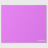Cosmos paarse kleurnaam cadeaupapier (Vlak)