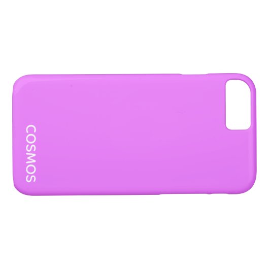 Cosmos paarse kleurnaam Case-Mate iPhone case (Achterkant (Horizontaal))
