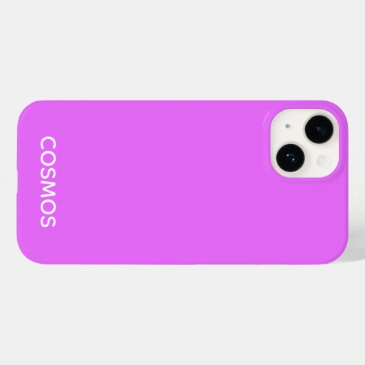 Cosmos paarse kleurnaam Case-Mate iPhone case (Achterkant (horizontaal))
