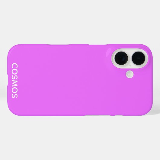 Cosmos paarse kleurnaam Case-Mate iPhone case (Achterkant (horizontaal))