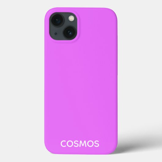 Cosmos paarse kleurnaam Hoesje-Mate iPhone case (Achterkant)