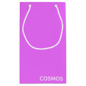 Cosmos paarse kleurnaam klein cadeauzakje (Achterkant)