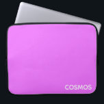 Cosmos paarse kleurnaam laptop sleeve<br><div class="desc">Cosmos paarse kleurnaam</div>