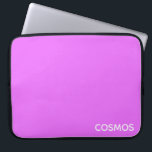 Cosmos paarse kleurnaam laptop sleeve<br><div class="desc">Cosmos paarse kleurnaam</div>