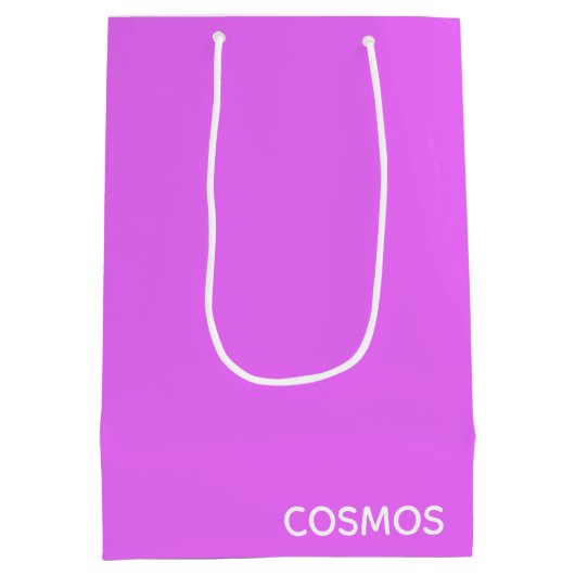 Cosmos paarse kleurnaam medium cadeauzakje (Achterkant)