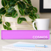 Cosmos paarse kleurnaam naambordje