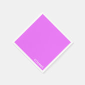 Cosmos paarse kleurnaam servet (Hoek)